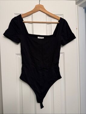 Black Square-Neck Aritzia One Piece